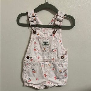 Oshkosh cherry overalls 9 months